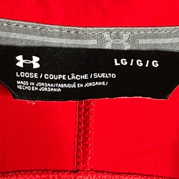 Under Armour Maryland Red and Gray Pullover - Picture 2 of 4